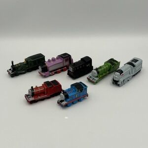 Thomas & Friends Train Engines & Car Mini PVC Figures-Cake Toppers Lot Of 7